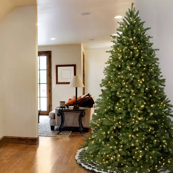 National Tree Company 9 ft. Jersey Fraser Fir Artificial Christmas Tree with Clear Lights