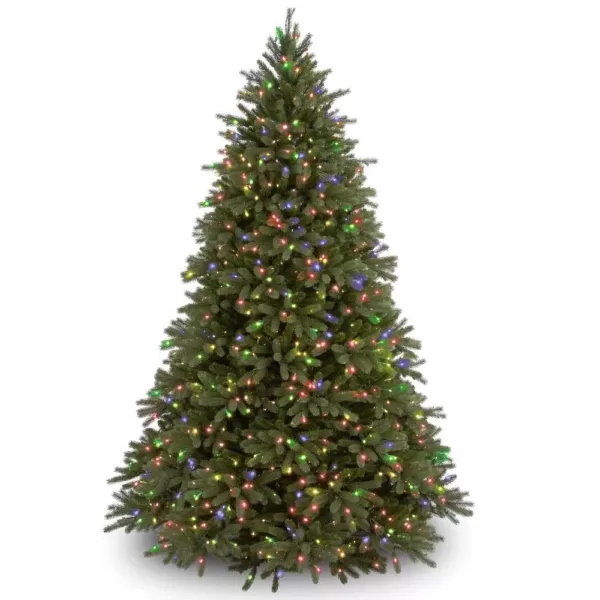 National Tree Company 9 ft. Jersey Fraser Fir Artificial Christmas Tree with Multicolor Lights