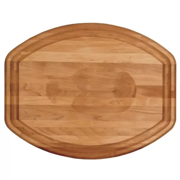 Catskill Craftsmen Branded Hard Wooden Turkey Cutting Board with Wedge