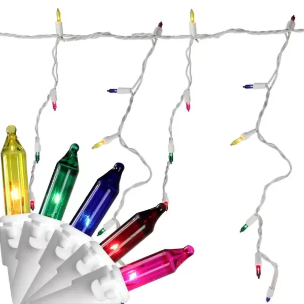 Northlight 10 ft. 150-Light Multi-Color Mini Icicle Lights