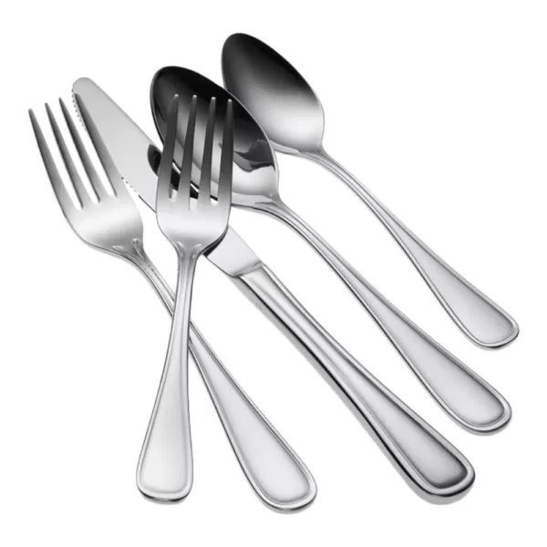 Oneida New Rim Silver 18/10 Stainless Steel European Table Fork (12-Pack)