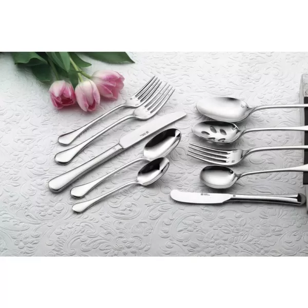 Oneida Puccini 18/10 Stainless Steel Teaspoons, European Size (Set of 12)