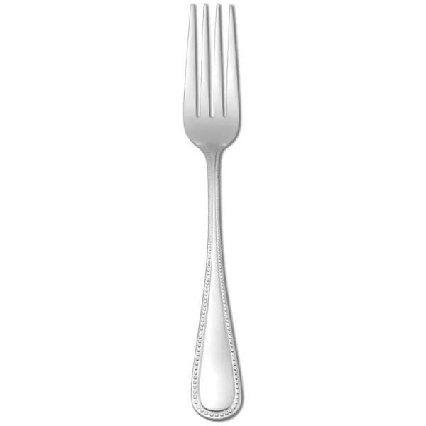 Oneida Pearl 18/10 Stainless Steel Table Forks, European Size (Set of 12)