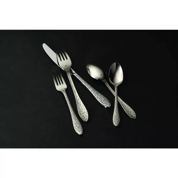 Oneida Ivy Flourish 18/10 Stainless Steel Iced Tea Spoons (Set of 12)