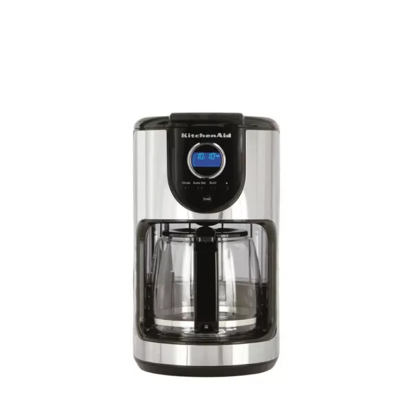 KitchenAid 12-Cup Onyx Black Drip Coffee Maker with Glass Carafe