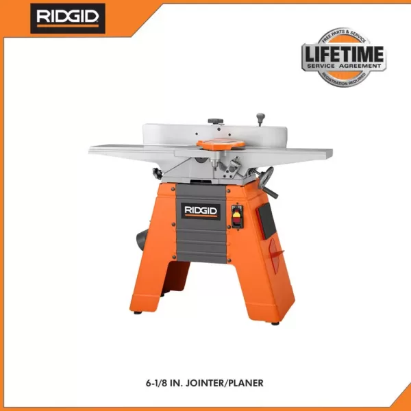 RIDGID 6 Amp Corded 6-1/8 in. Jointer/Planer