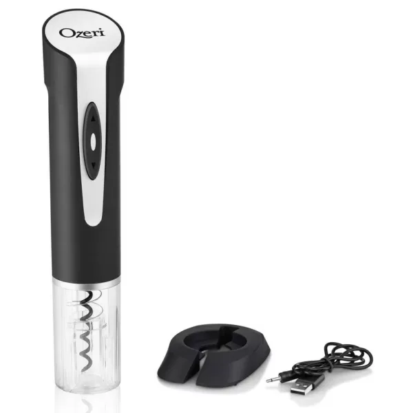 Ozeri Prestige II Cordless Electric Wine Bottle Opener with Foil Cutter