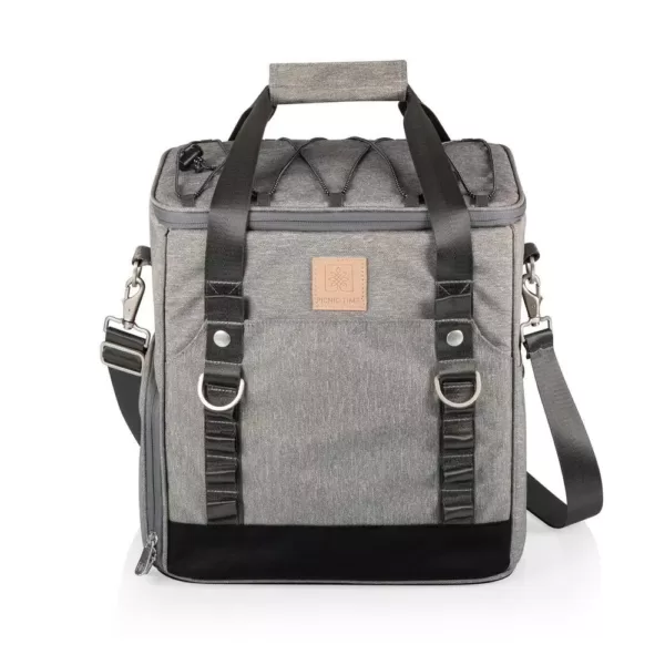 Picnic Time PT-Frontier Heathered Gray Picnic Utility Cooler