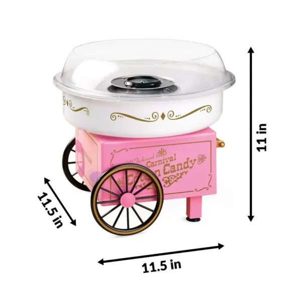 Nostalgia 450 W Pink Cotton Candy Maker