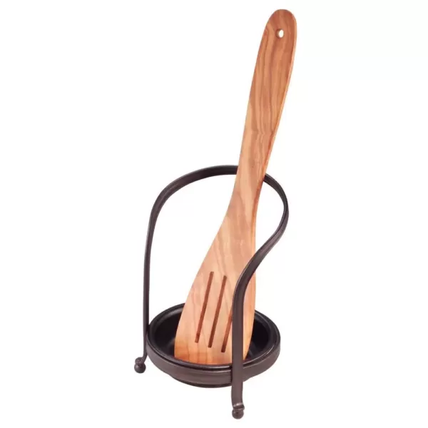 interDesign York Lyra Standing Spoon Rest in Bronze