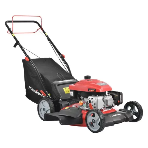 PowerSmart 21 in. 3-in-1, 170 cc Gas Walk Behind Self Propelled Lawn Mower