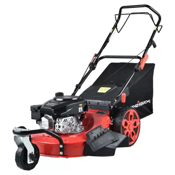 PowerSmart 20 in. 3-in-1 170 cc Gas Walk Behind Self Propelled Lawn Mower