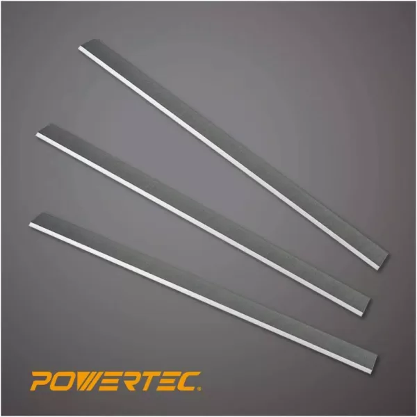 POWERTEC 15 in. High-Speed Steel Planer Knives for Delta DC-380 (Set of 3)