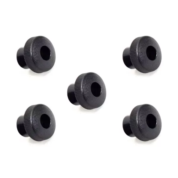 POWERTEC 1/4 in.-20 Round Thru Knob (5-Pack)