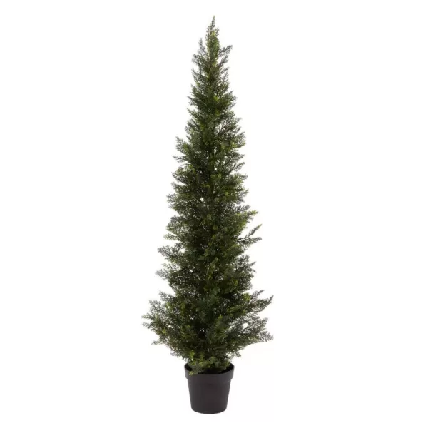 Pure Garden 60 in. Artificial Cedar Topiary