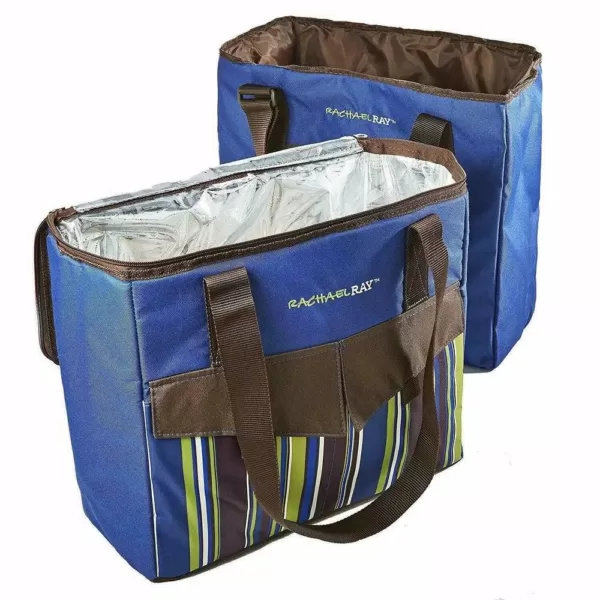 Rachael Ray ChillOut To Go Blue Deluxe Thermal Tote (Set of 2)