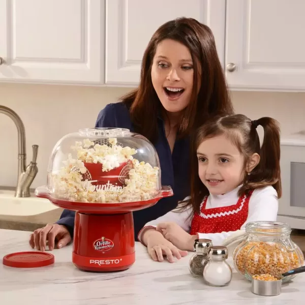 Presto Hot Air 4 oz. Red Fountain Popcorn Popper