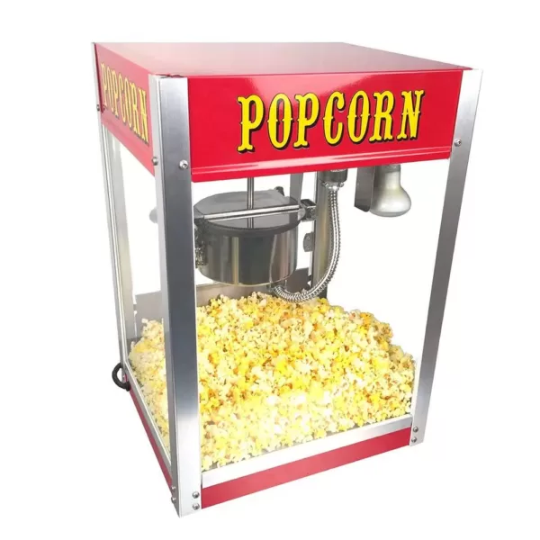 Paragon Theater Pop 4 oz. Red Stainless Steel Countertop Popcorn Machine