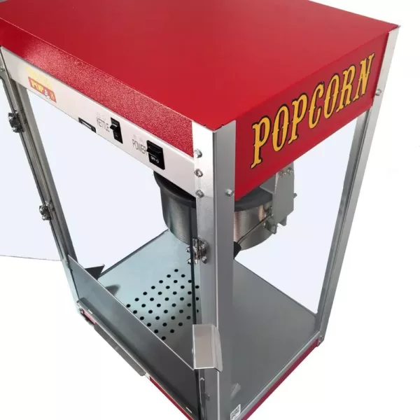 Paragon Theater Pop 8 oz. Red Stainless Steel Countertop Popcorn Machine