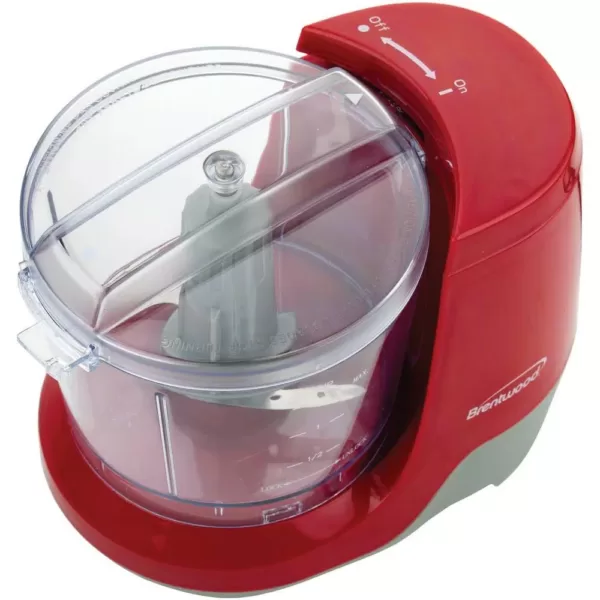 Brentwood Red Mini Food Slicer/Chopper