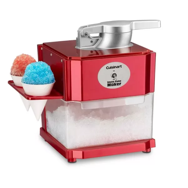 Cuisinart 20 oz. Red Countertop Snow Cone Machine