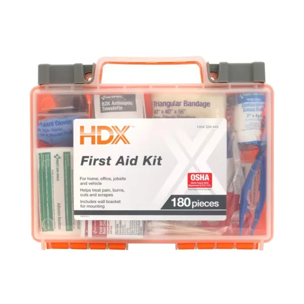 HDX 180-Piece First Aid Kit