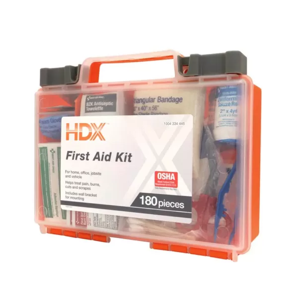 HDX 180-Piece First Aid Kit