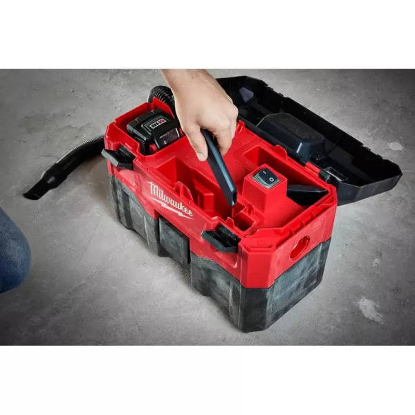 Milwaukee M18 18-Volt 2 Gal. Lithium-Ion Cordless Wet/Dry Vacuum W/ Extra Wet/Dry HEPA Filter