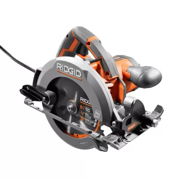 RIDGID 12 Amp Corded 6-1/2 in. Magnesium Compact Framing Circular Saw