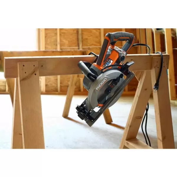 RIDGID THRUCOOL 15 Amp 7-1/4 in. Worm Drive Circular Saw