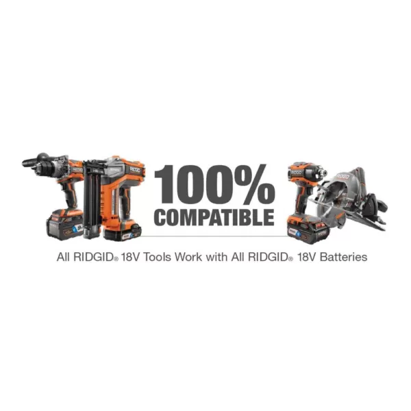 RIDGID 18-Volt Cordless 5 in. Random Orbit Sander with 1.5 Ah Lithium-Ion Battery