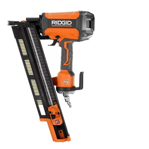 RIDGID 21-Degree 3-1/2 in. Round Head Framing Nailer