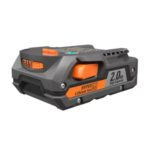 RIDGID 18-Volt Hybrid Jobsite Radio with 18-Volt Lithium-Ion 2.0 Ah Battery and Charger Kit