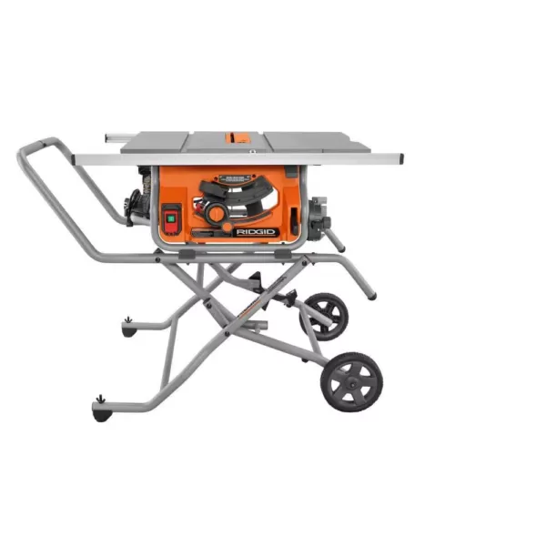 RIDGID 10 in. Pro Jobsite Table Saw with Stand