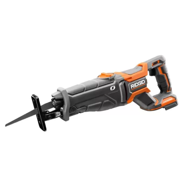 RIDGID 18-Volt Lithium-Ion Cordless Brushless 5-Tool Combo Kit with (1) 2.0 Ah and (1) 4.0 Ah Battery, 18-Volt Charger, and Bag