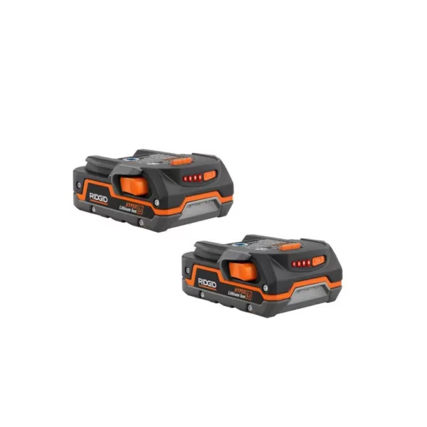 RIDGID 18-Volt Lithium-Ion Brushless 5-Tool Combo Kit with Bonus 1.5 Ah Battery (2-Pack)