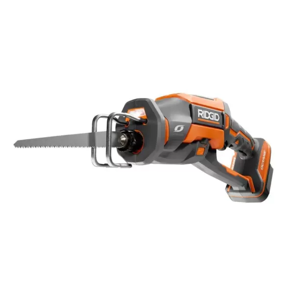 RIDGID 18-Volt OCTANE Cordless Brushless One-Handed Reciprocating Saw Kit with (1) OCTANE Bluetooth 3.0 Ah Battery and Charger