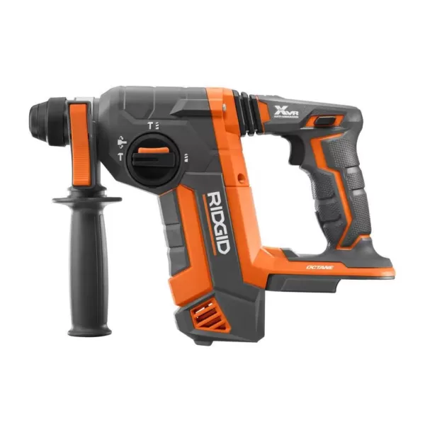 RIDGID 18-Volt OCTANE Cordless Brushless 1 in. SDS-Plus Rotary Hammer (Tool Only)