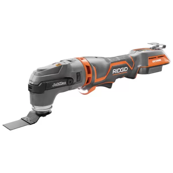 RIDGID 18-Volt OCTANE Cordless Brushless JobMax Multi-Tool with Tool-Free Head