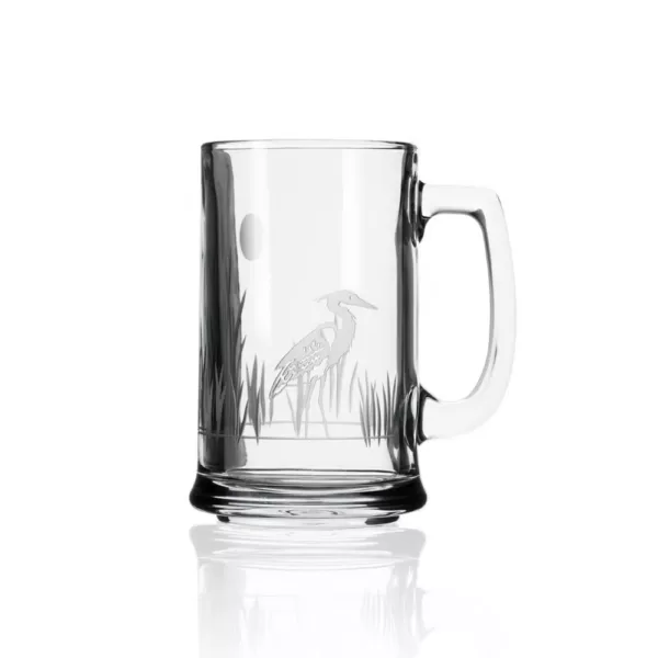 Rolf Glass Heron 16 oz. Beer Mug (Set of 4)