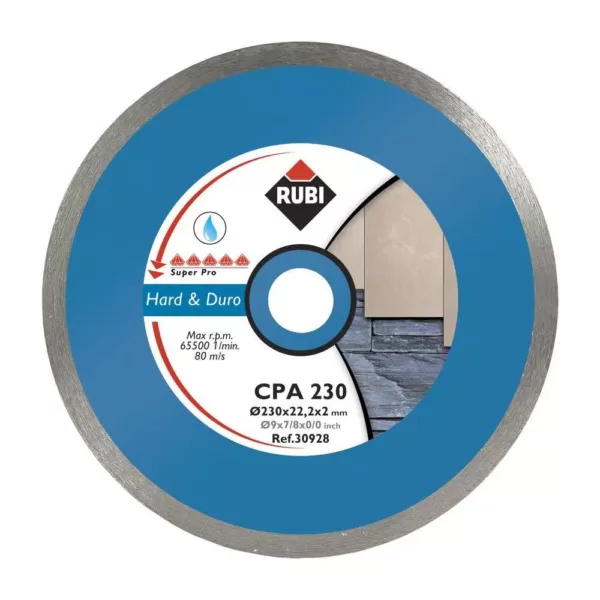 Rubi CPA 10 in. Superpro Stone Blade