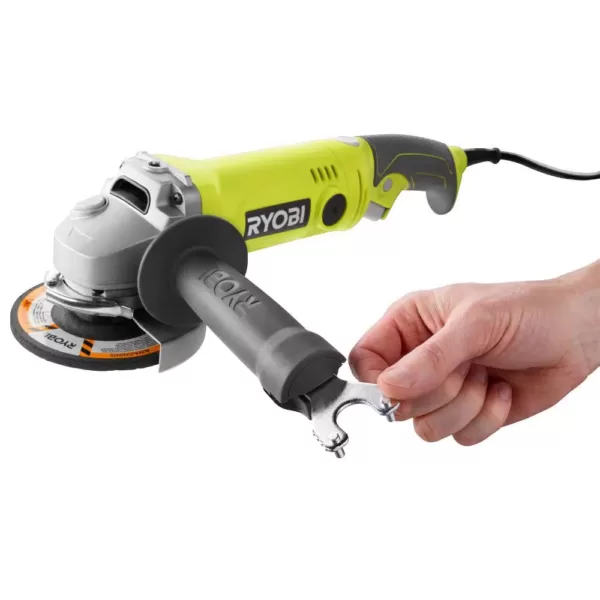 RYOBI 7.5 Amp 4.5 in. Corded Angle Grinder