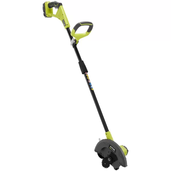 RYOBI ONE+ 9 in. 18-Volt Lithium-Ion Cordless Edger - 2.0 Ah Battery and Charger Included