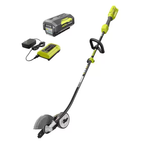 RYOBI Expand-It 40-Volt Lithium-Ion Cordless Attachment Capable Edger, 4 Ah Battery and Charger Included