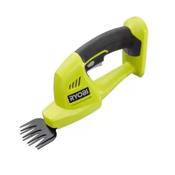 RYOBI ONE+ 18-Volt Lithium-Ion Cordless Battery Grass Shear and Shrubber Trimmer (Tool Only)