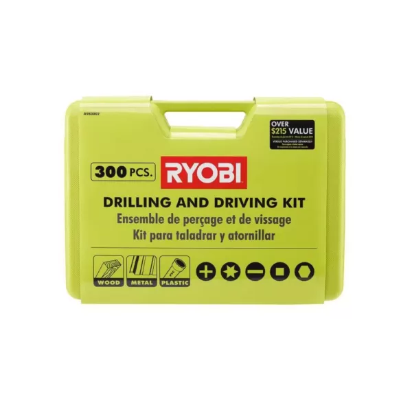 RYOBI 300 Piece Drill and Drive Kit