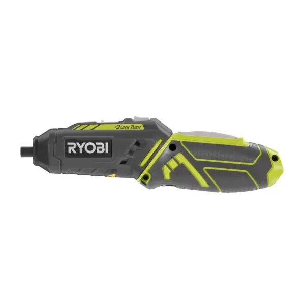 RYOBI 4-Volt QuickTurn Lithium-Ion Cordless 1/4 in. Hex Screwdriver Kit