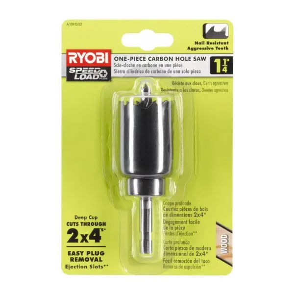 RYOBI 1-1/4 in. Carbon Hole Saw