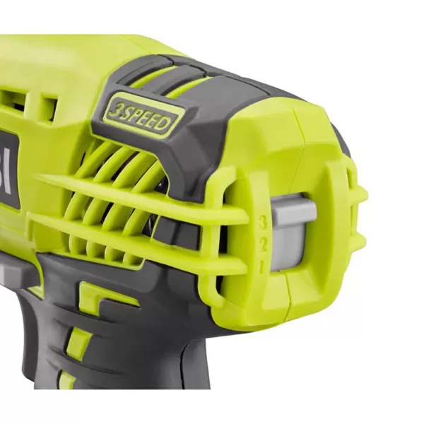 RYOBI 18-Volt ONE+ Cordless 3-Speed 1/4 in. Hex Impact Driver with 1.5 Ah Compact Lithium-Ion Battery