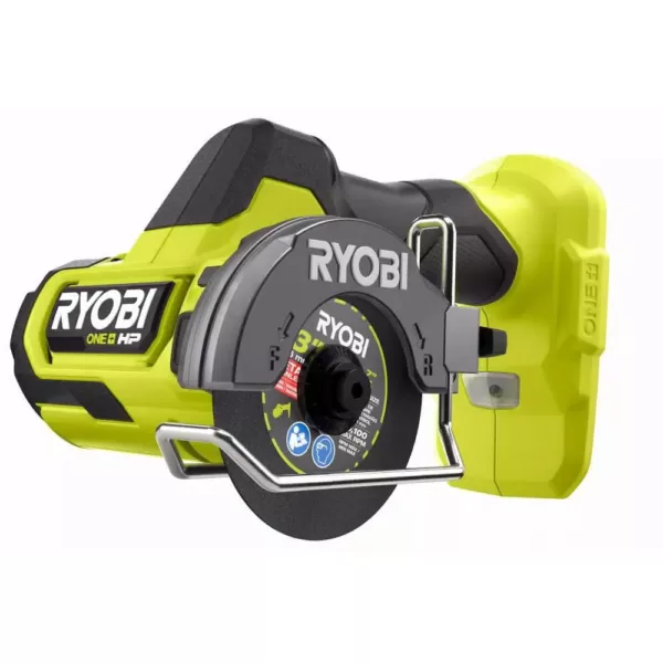 RYOBI ONE+ HP 18V Brushless Cordless Compact 3/8 in. Impact Wrench and Compact Cut-Off Tool (Tools Only)